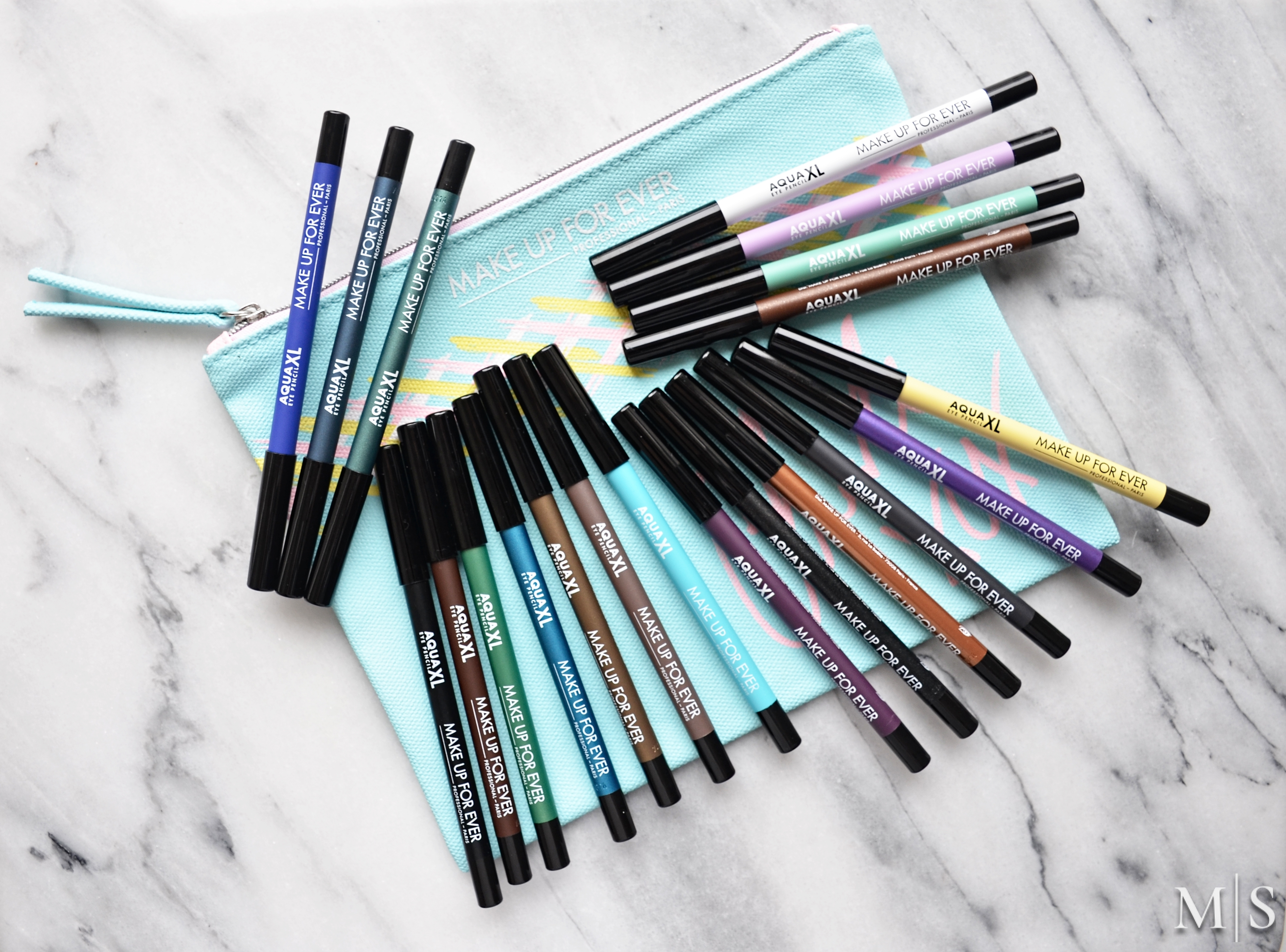 Waterproof Eyeliner? MAKEUP FOREVER Aqua XL Eye Pencils Swatches