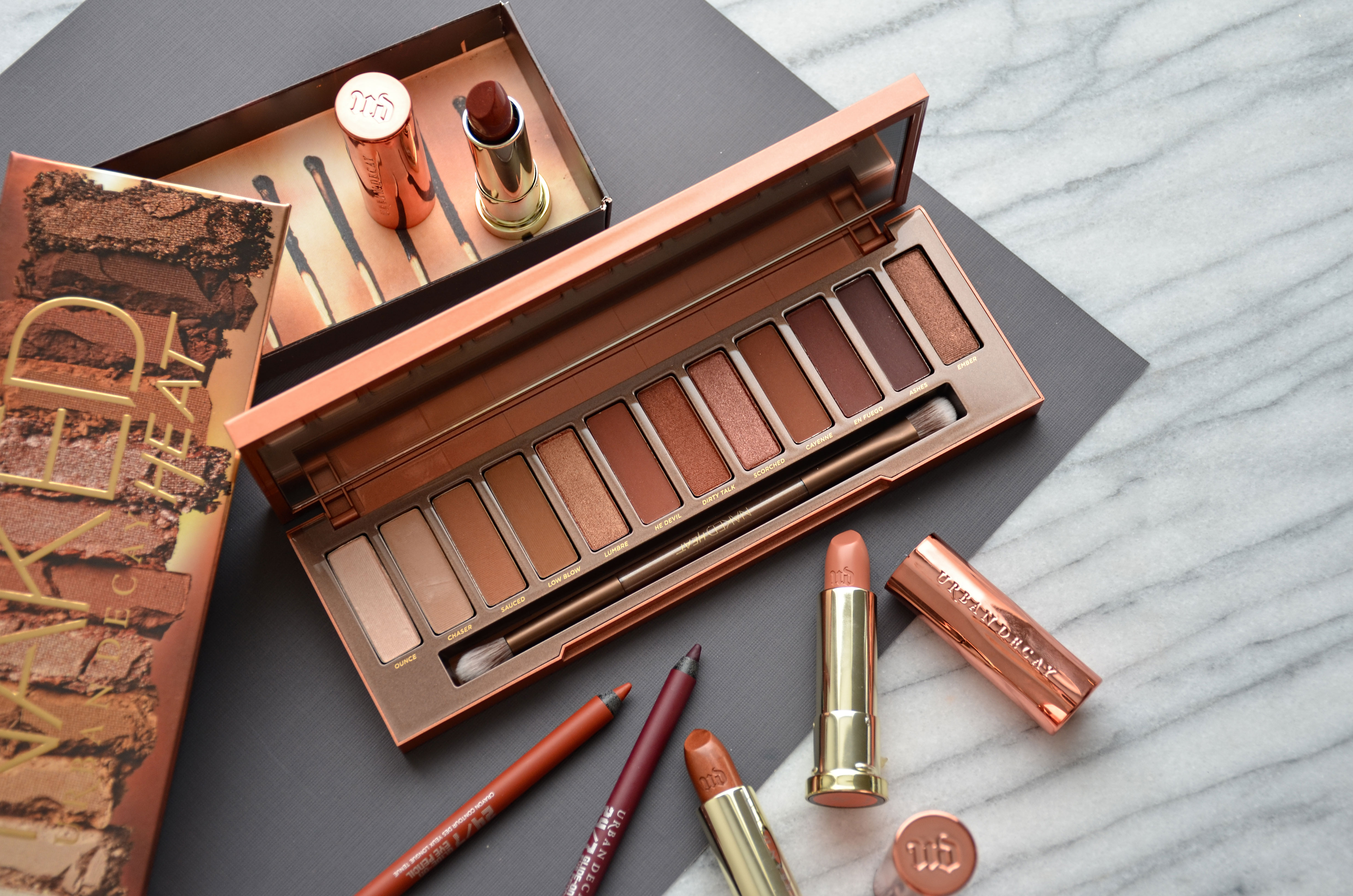 Urban Decay Naked Heat Palette Makeup Sessions