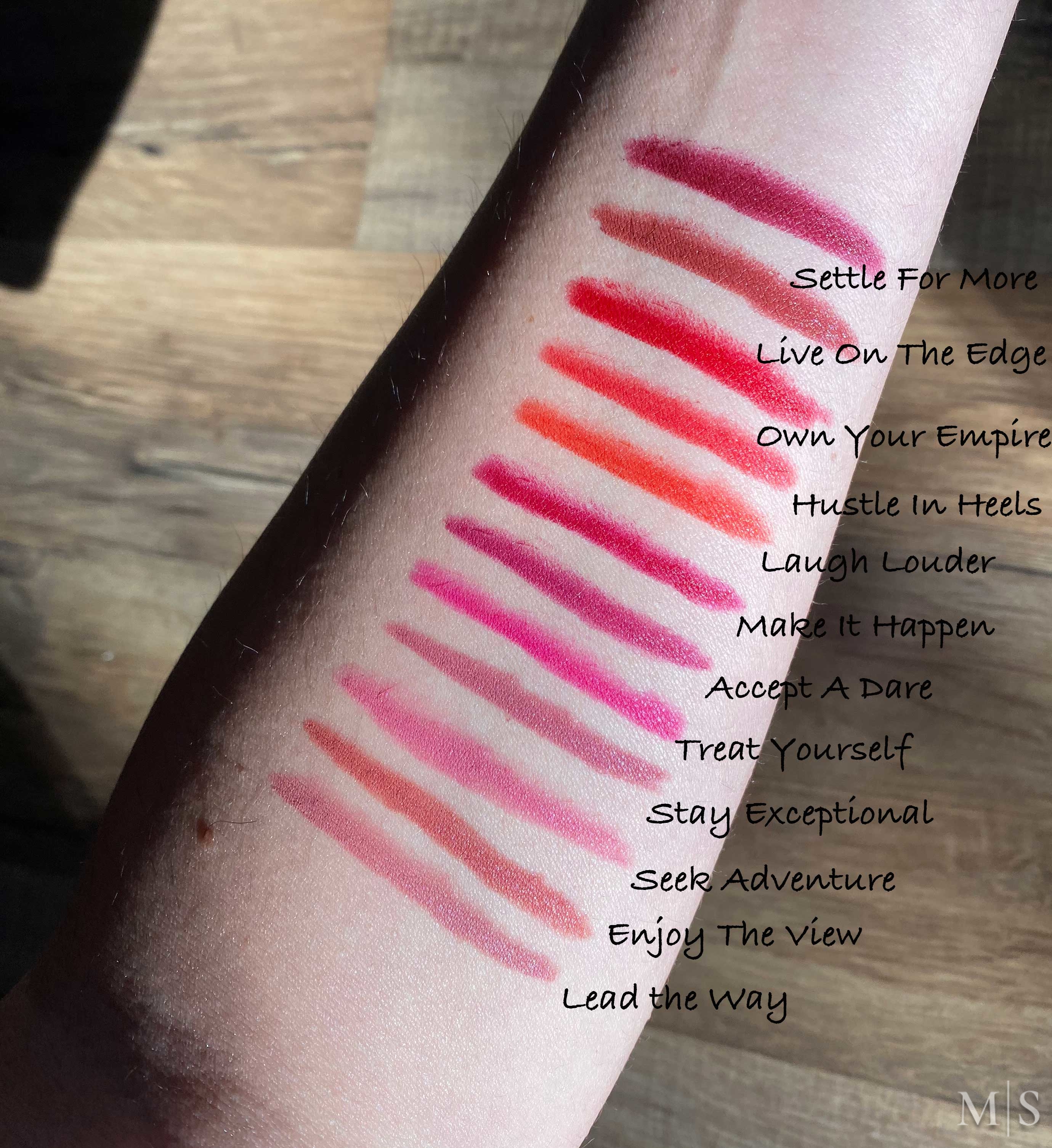 maybelline superstay swatches